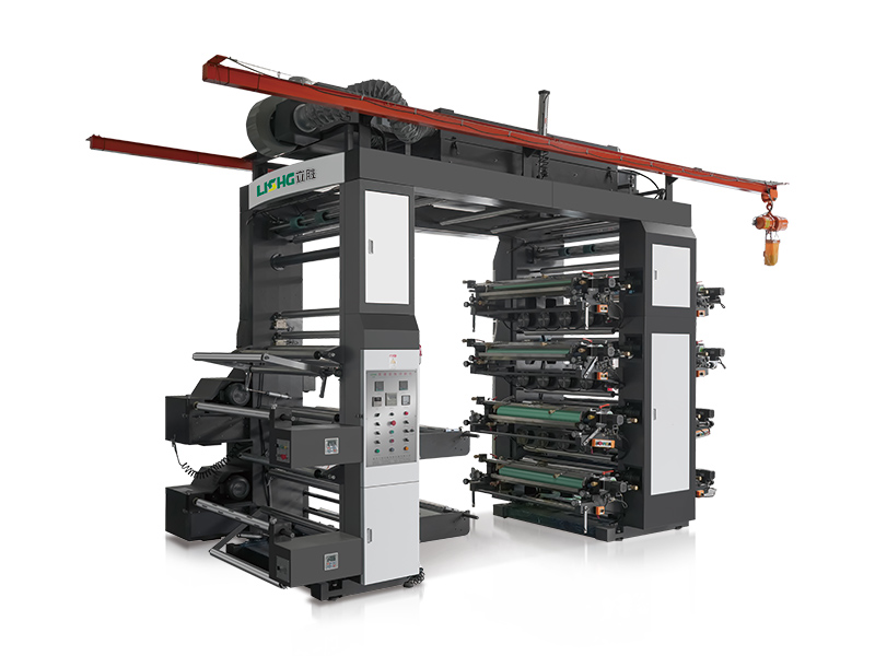 8 Color Stack Type High Speed Flexographic Printing Machine